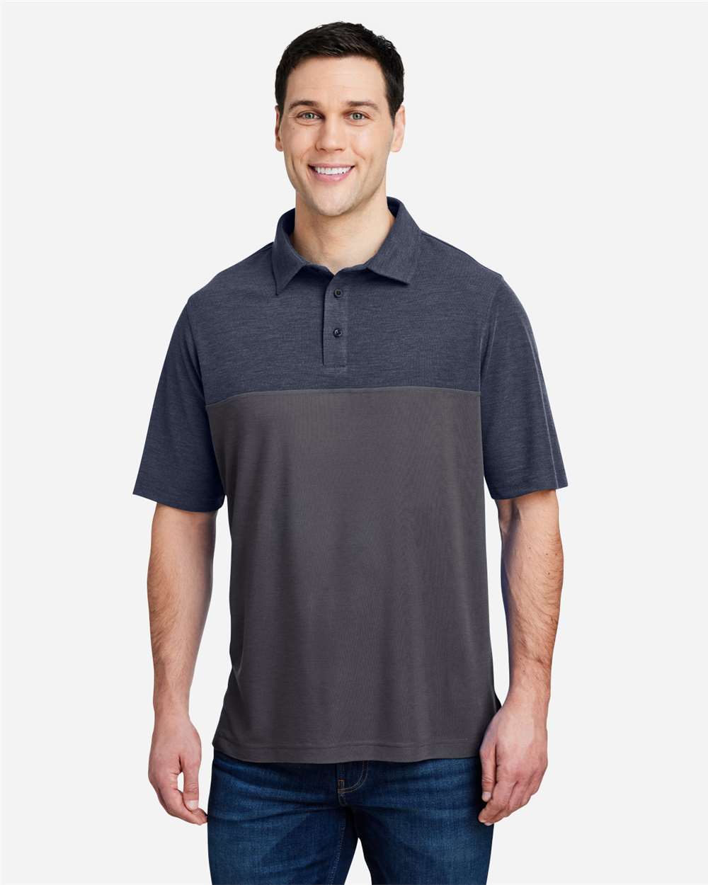 Men's Fusion ChromaSoft™ Colorblock Polo – CE112C