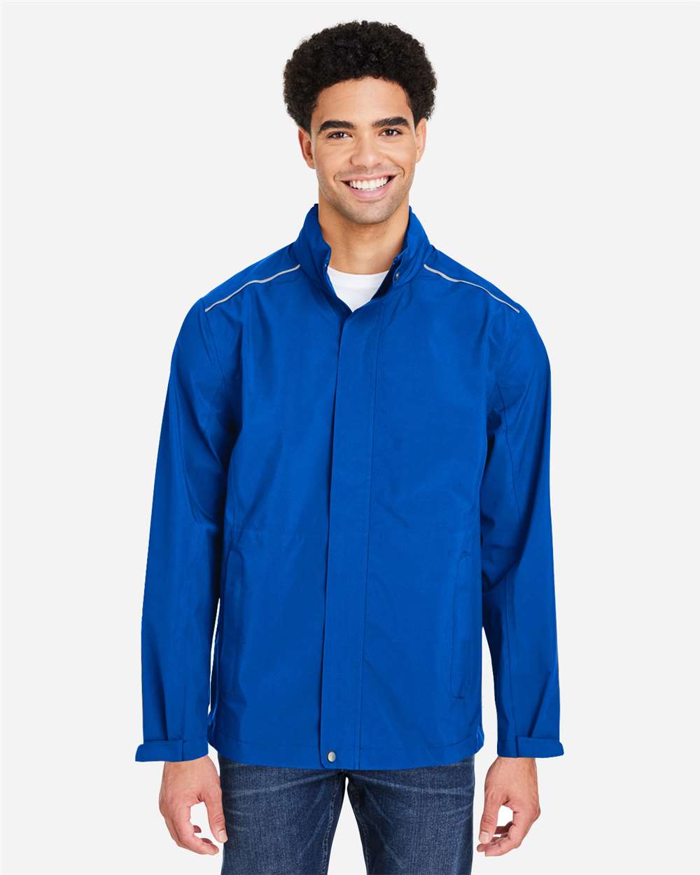 Men's Barrier Packable Waterproof Rain Jacket – CE712 – True Royal