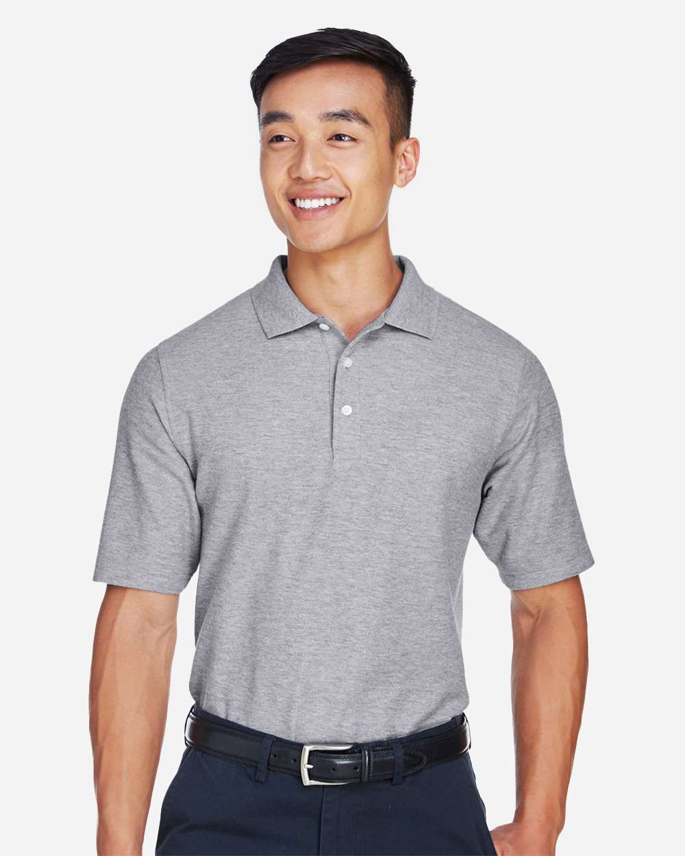 Men's DRYTEC20™ Performance Polo – DG150 – Grey Heather