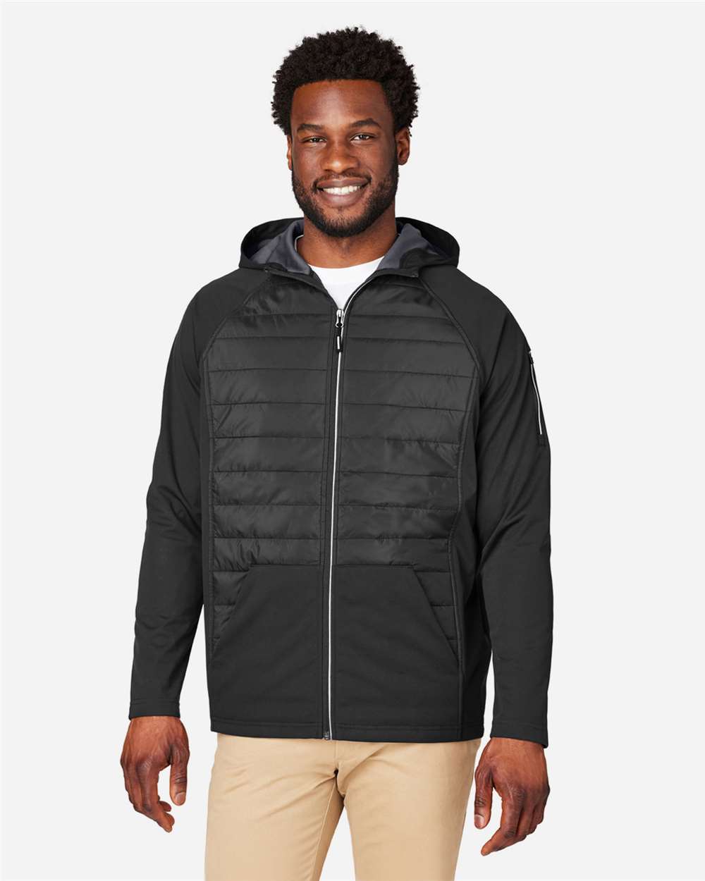Unisex Techno Lite Hybrid Hooded Jacket – CE808