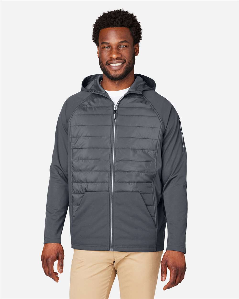 Unisex Techno Lite Hybrid Hooded Jacket – CE808