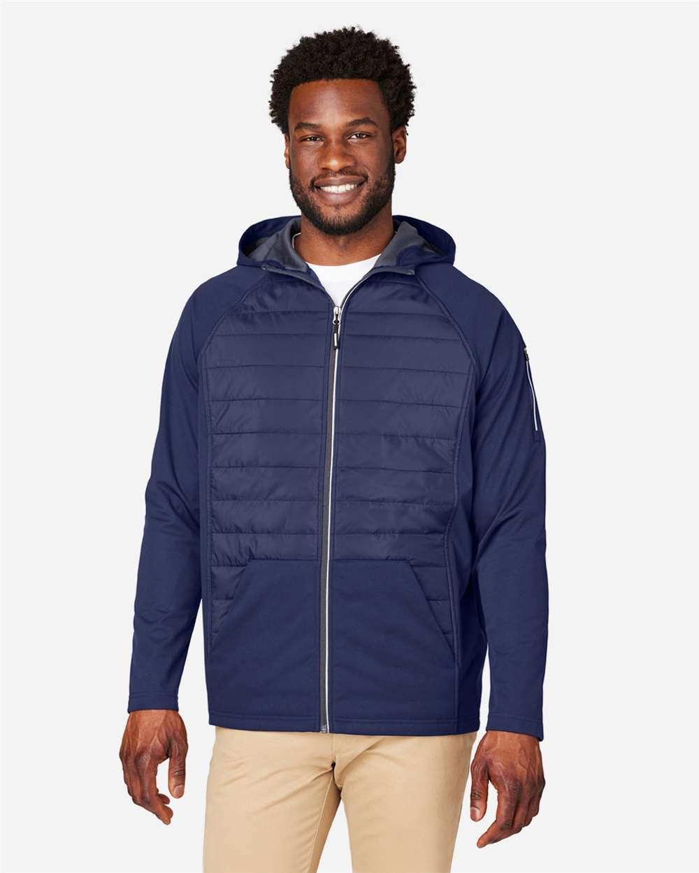 Unisex Techno Lite Hybrid Hooded Jacket – CE808