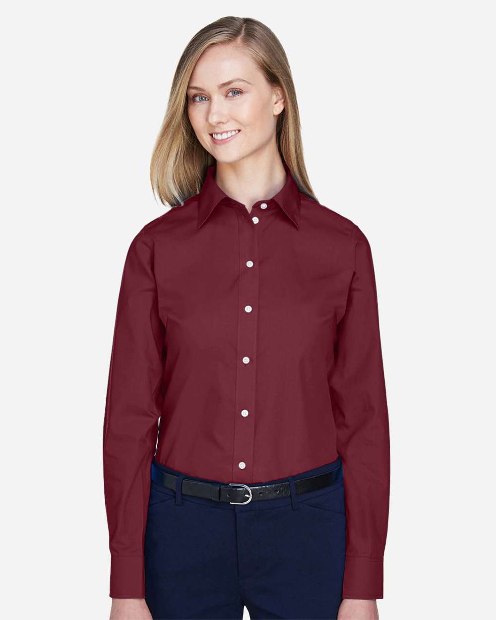 Women's Crown Collection® Broadcloth Woven Dress Shirt – D620W