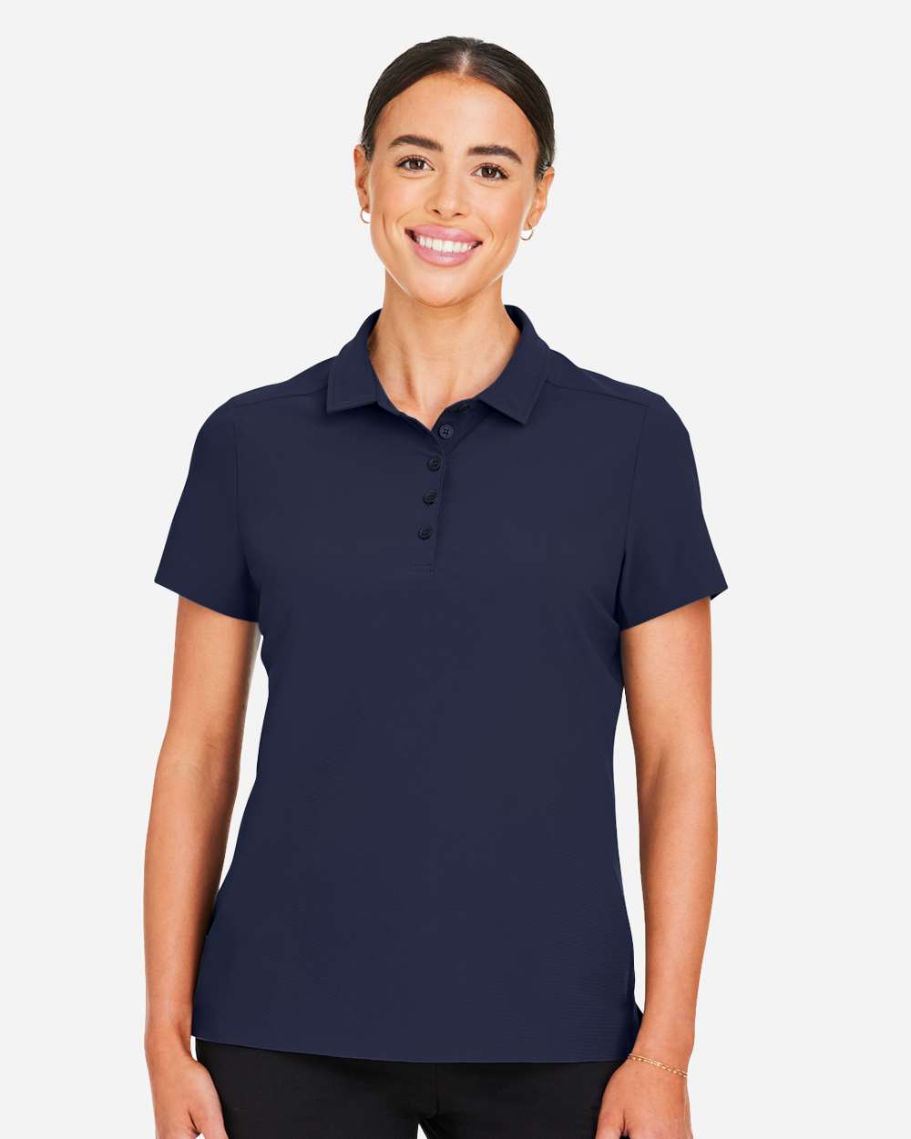 Women's CrownLux Performance® Windsor Welded Polo – DG110W – Navy
