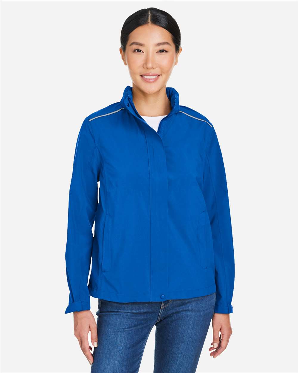 Women's Barrier Packable Waterproof Rain Jacket – CE712W – True Royal
