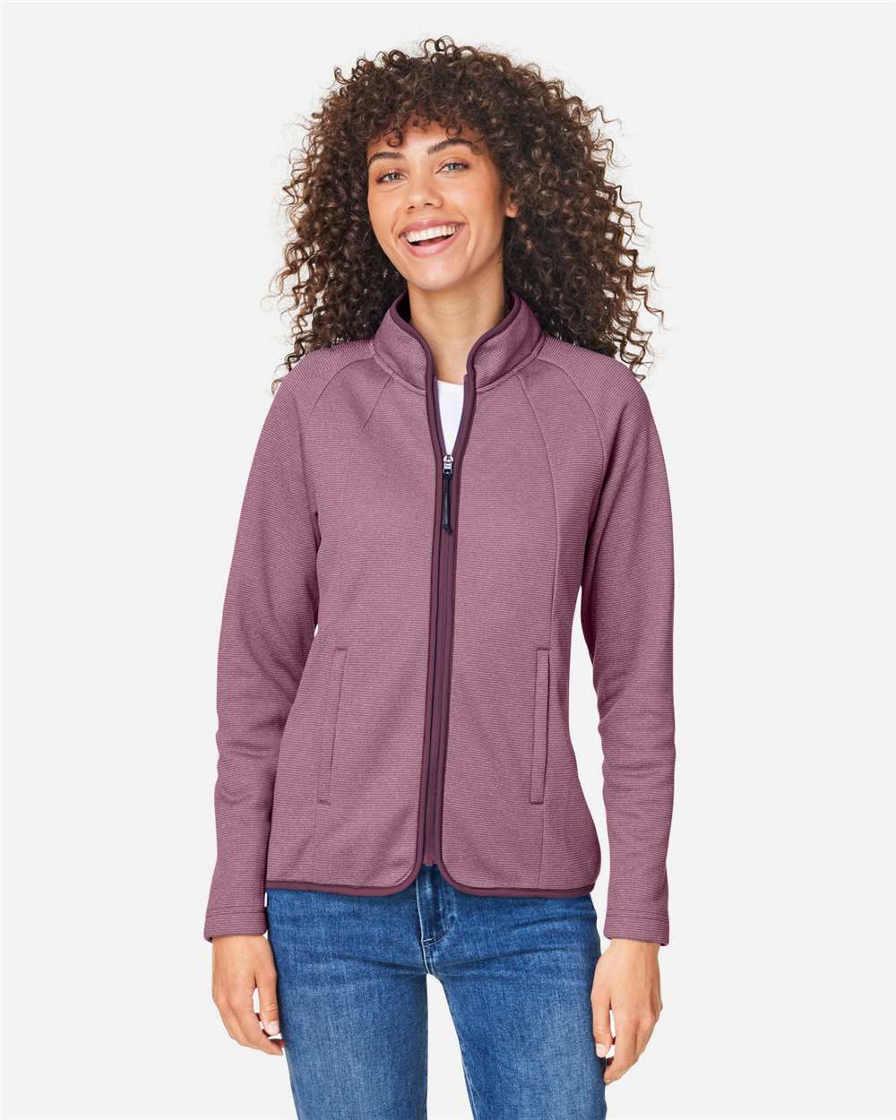 Women's Venture Heathered Stripe Full-Zip Jacket – CE72W