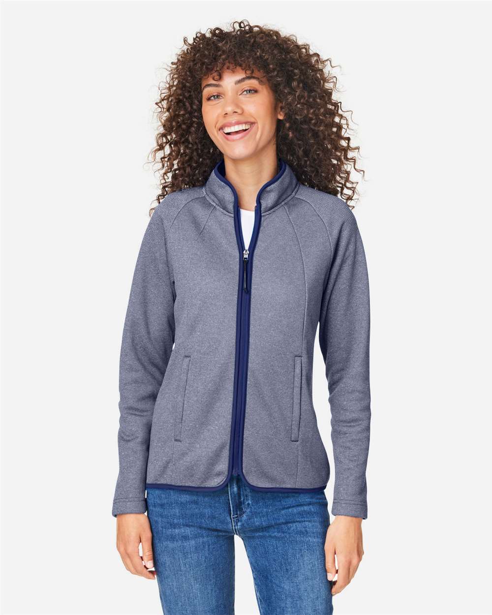 Women's Venture Heathered Stripe Full-Zip Jacket – CE72W