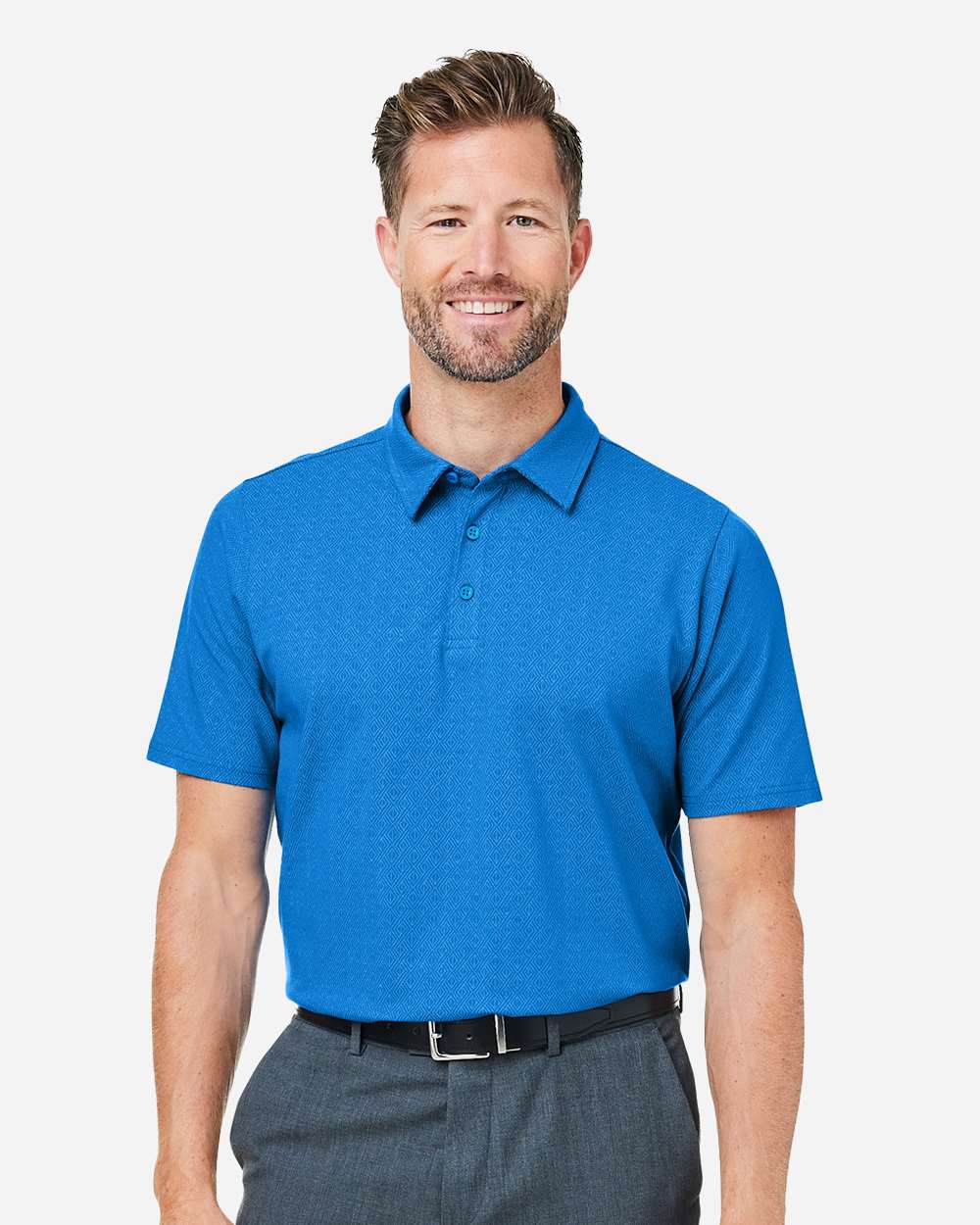Men's Crownlux Performance® Geo Polo – DG101