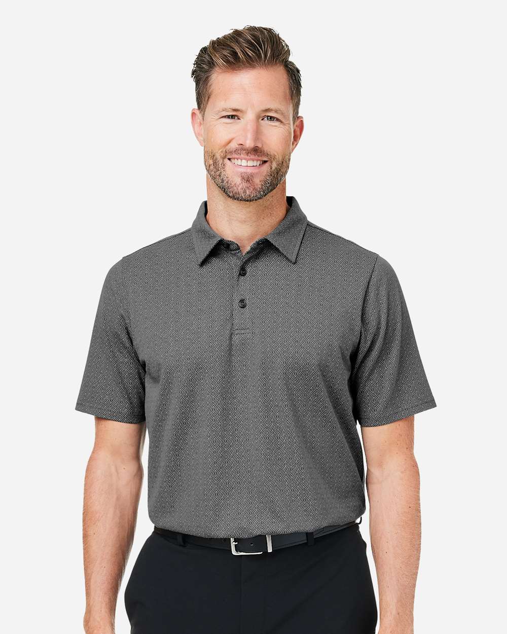 Men's Crownlux Performance® Geo Polo – DG101