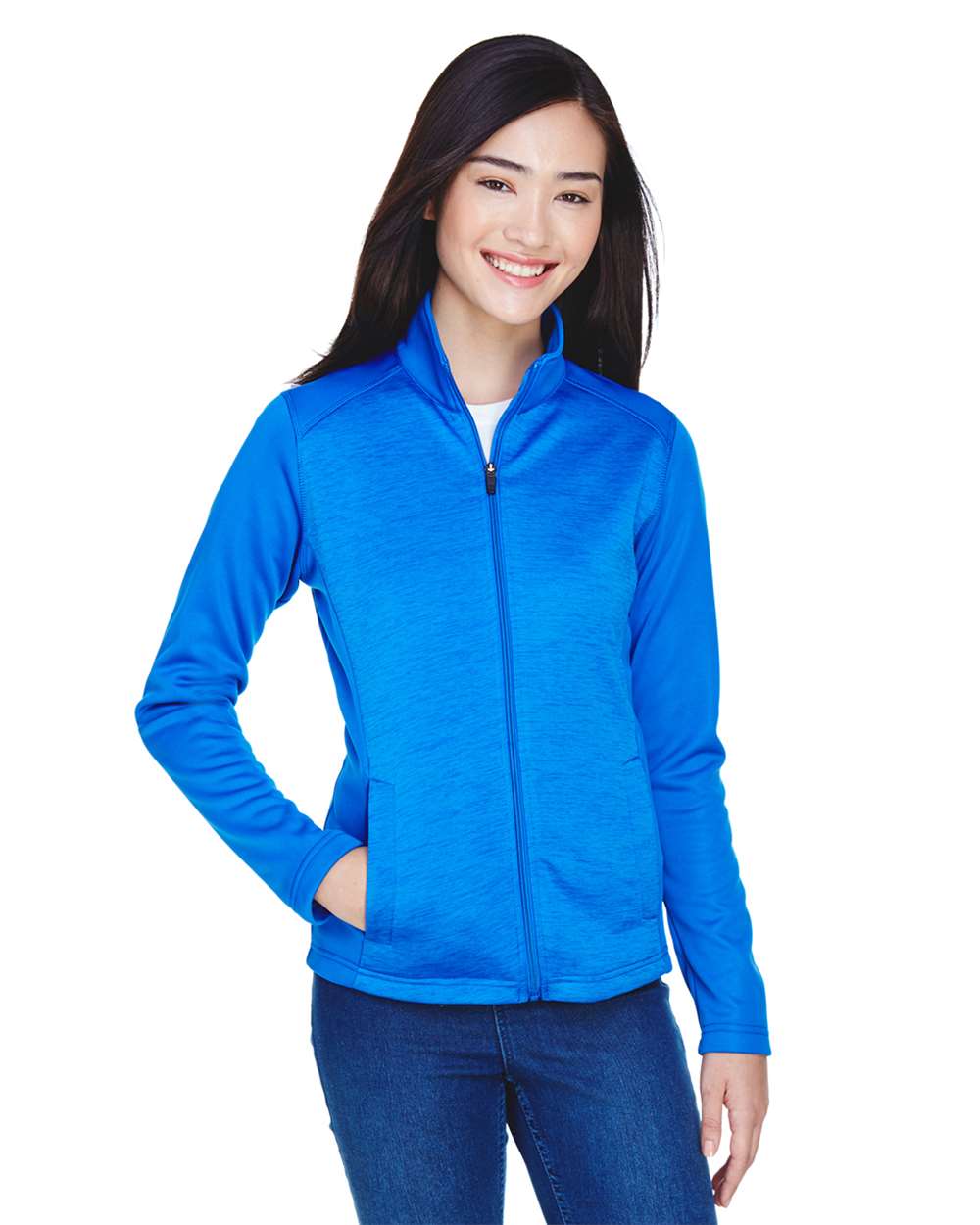 Women's Newbury Colorblock Mélange Fleece Full-Zip Jacket – DG796W
