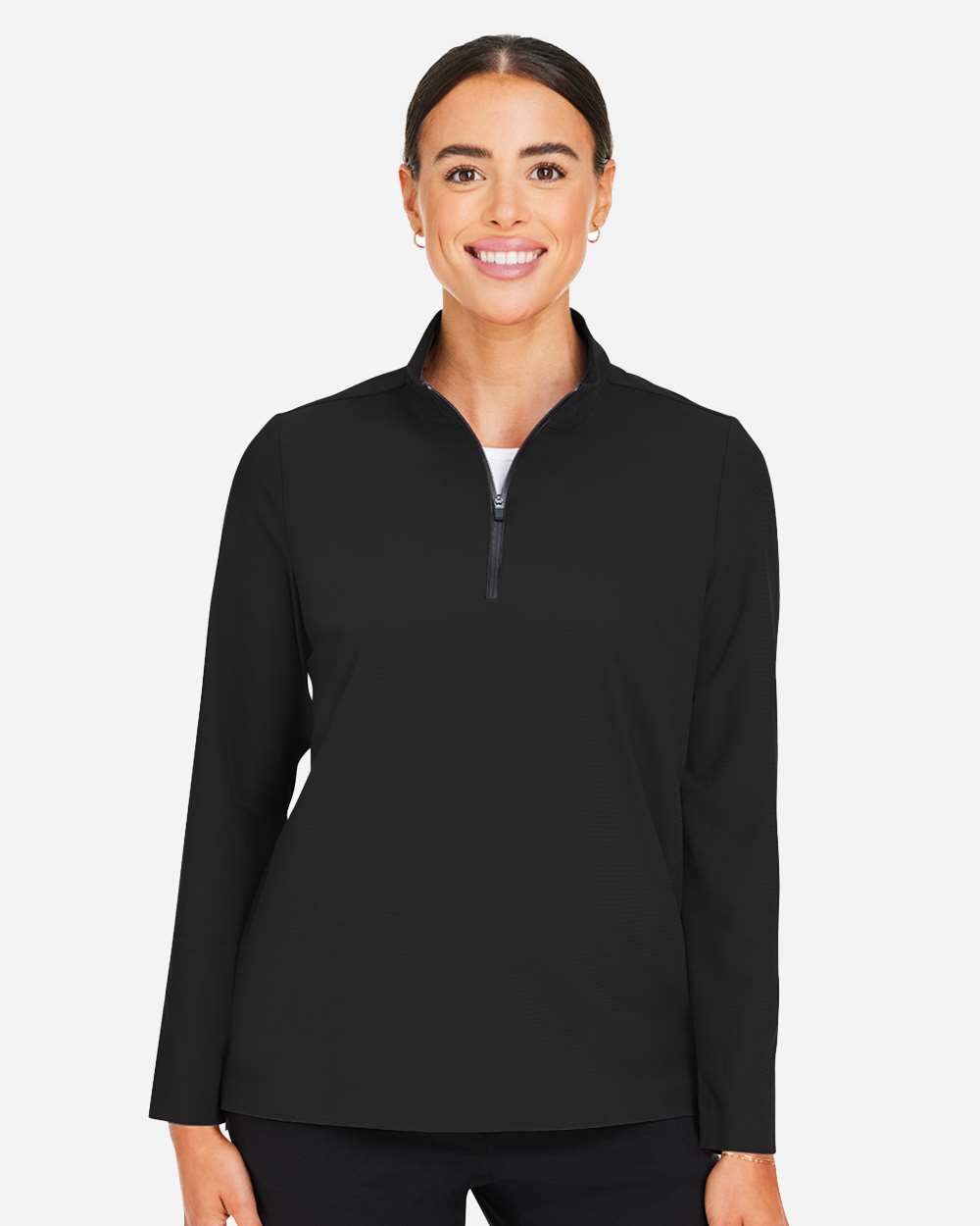 Women's CrownLux Performance® Windsor Welded Quarter-Zip Pullover – DG410W