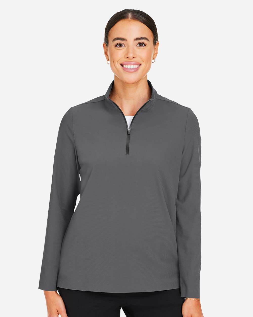 Women's CrownLux Performance® Windsor Welded Quarter-Zip Pullover – DG410W
