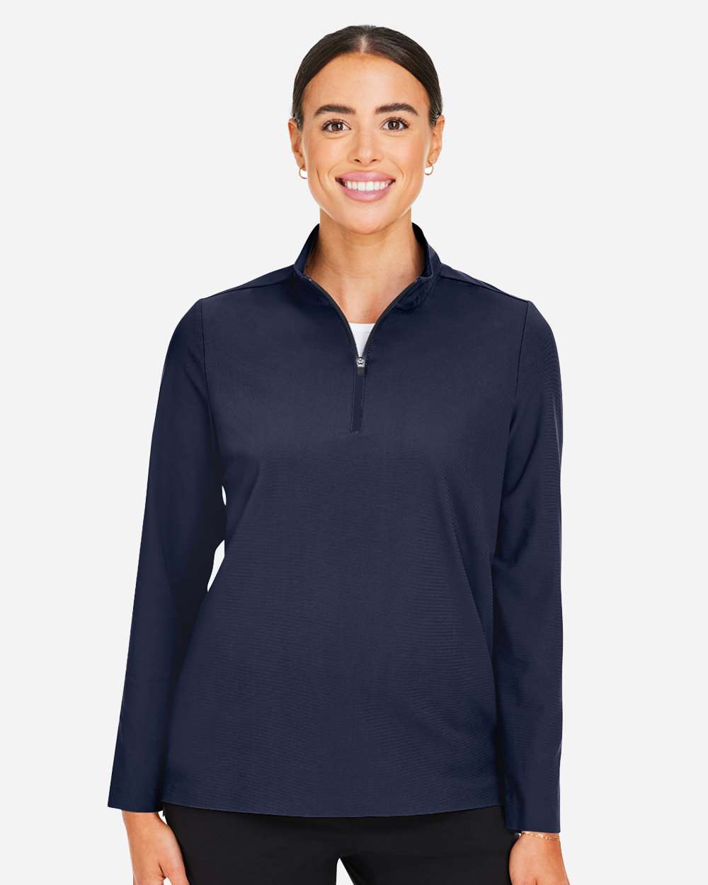 Women's CrownLux Performance® Windsor Welded Quarter-Zip Pullover – DG410W