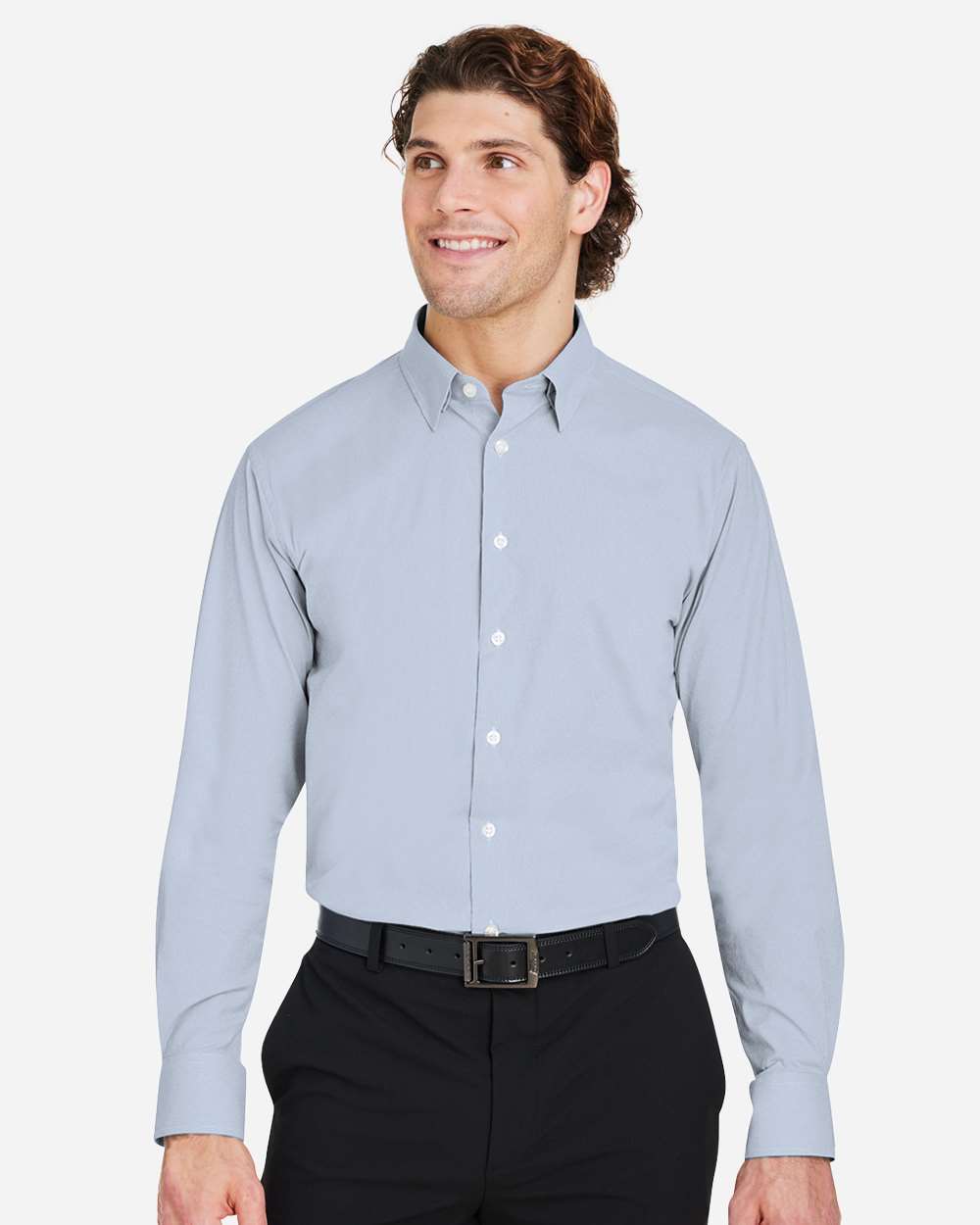 Men's CrownLux Performance® Microstripe Dress Shirt – DG537