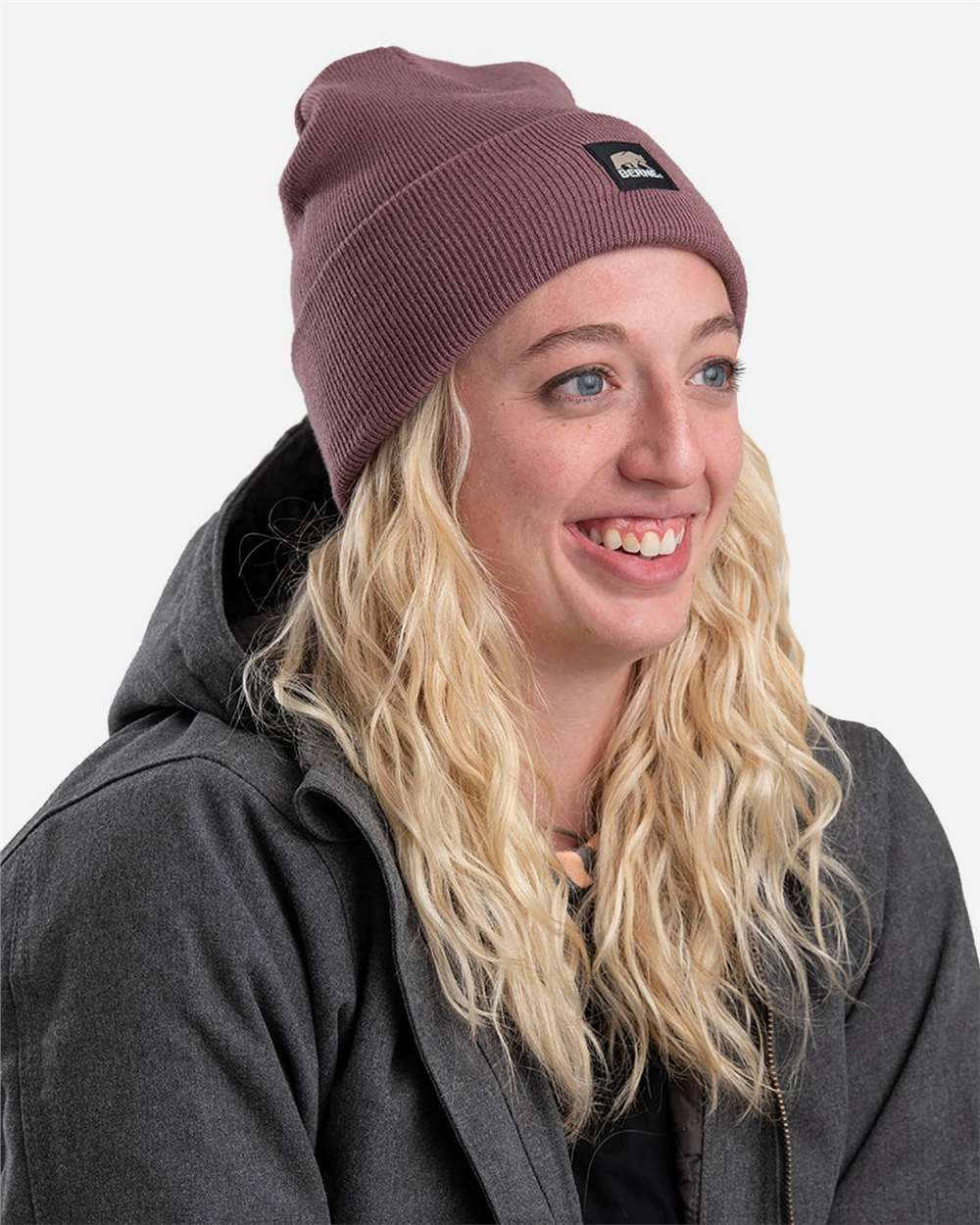 Heritage Knit Cuff Beanie – H150 – Mauve
