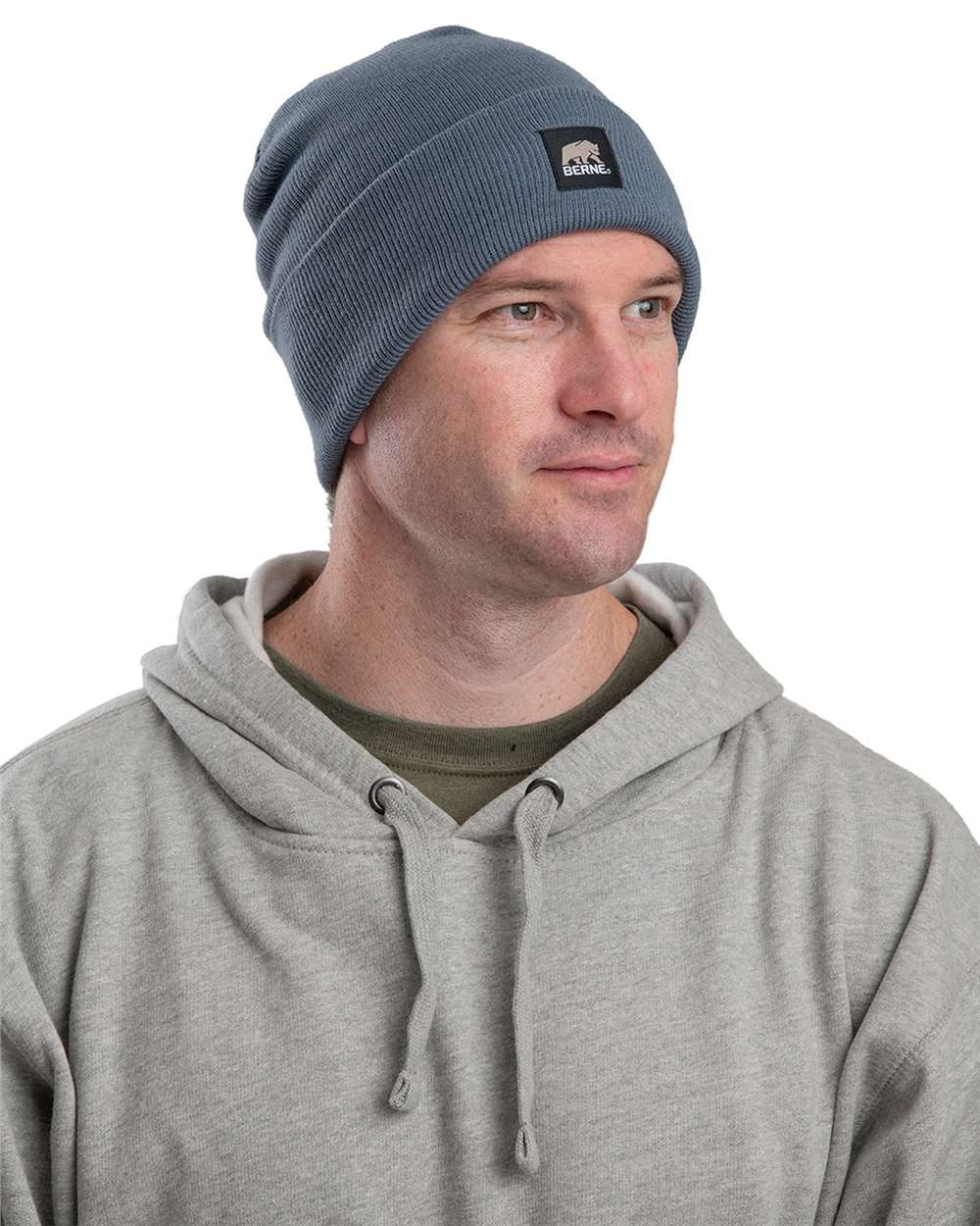 Heritage Knit Cuff Beanie – H150 – Steel Blue