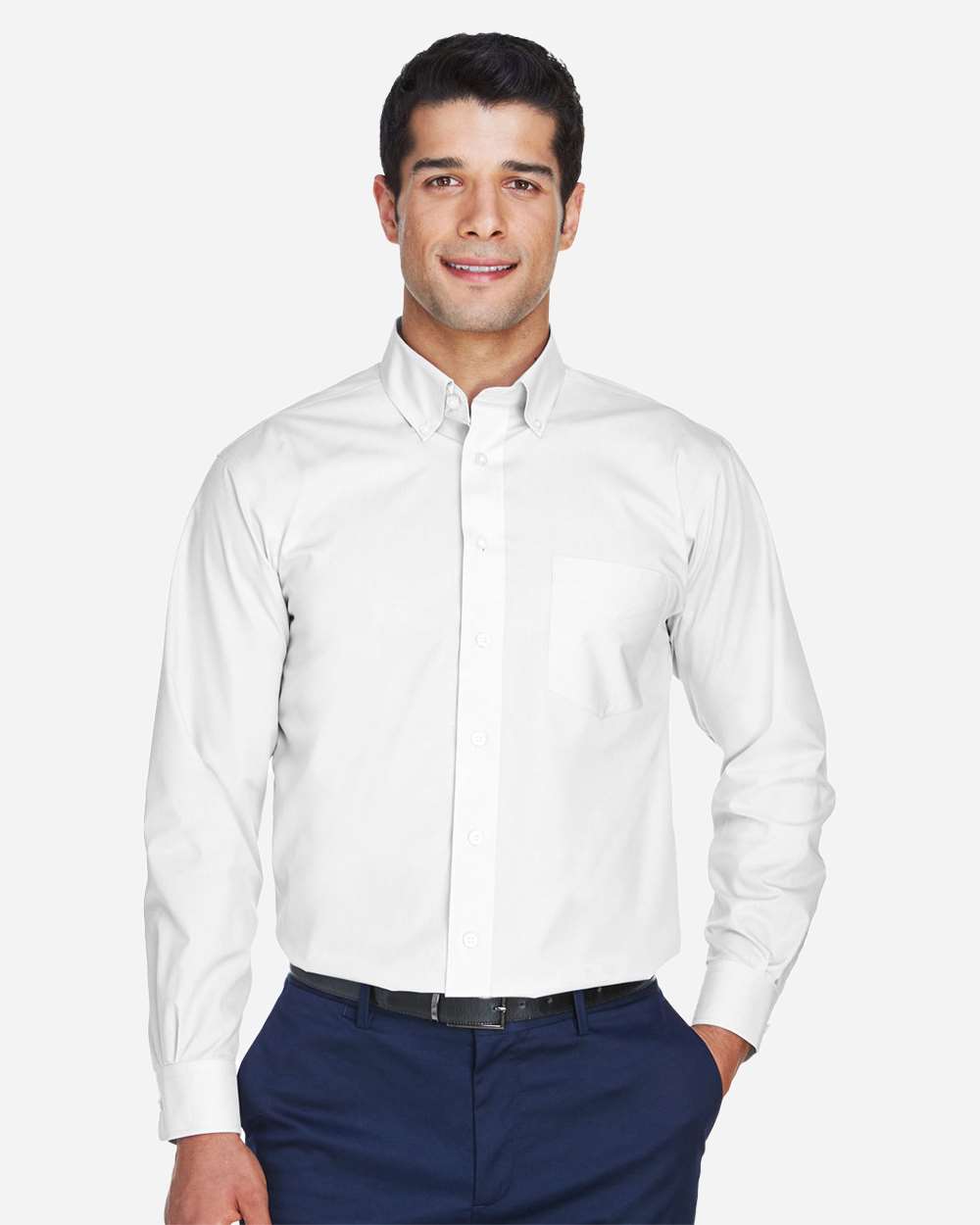 Men's Tall Crown Collection® Broadcloth Woven Dress Shirt – D620T