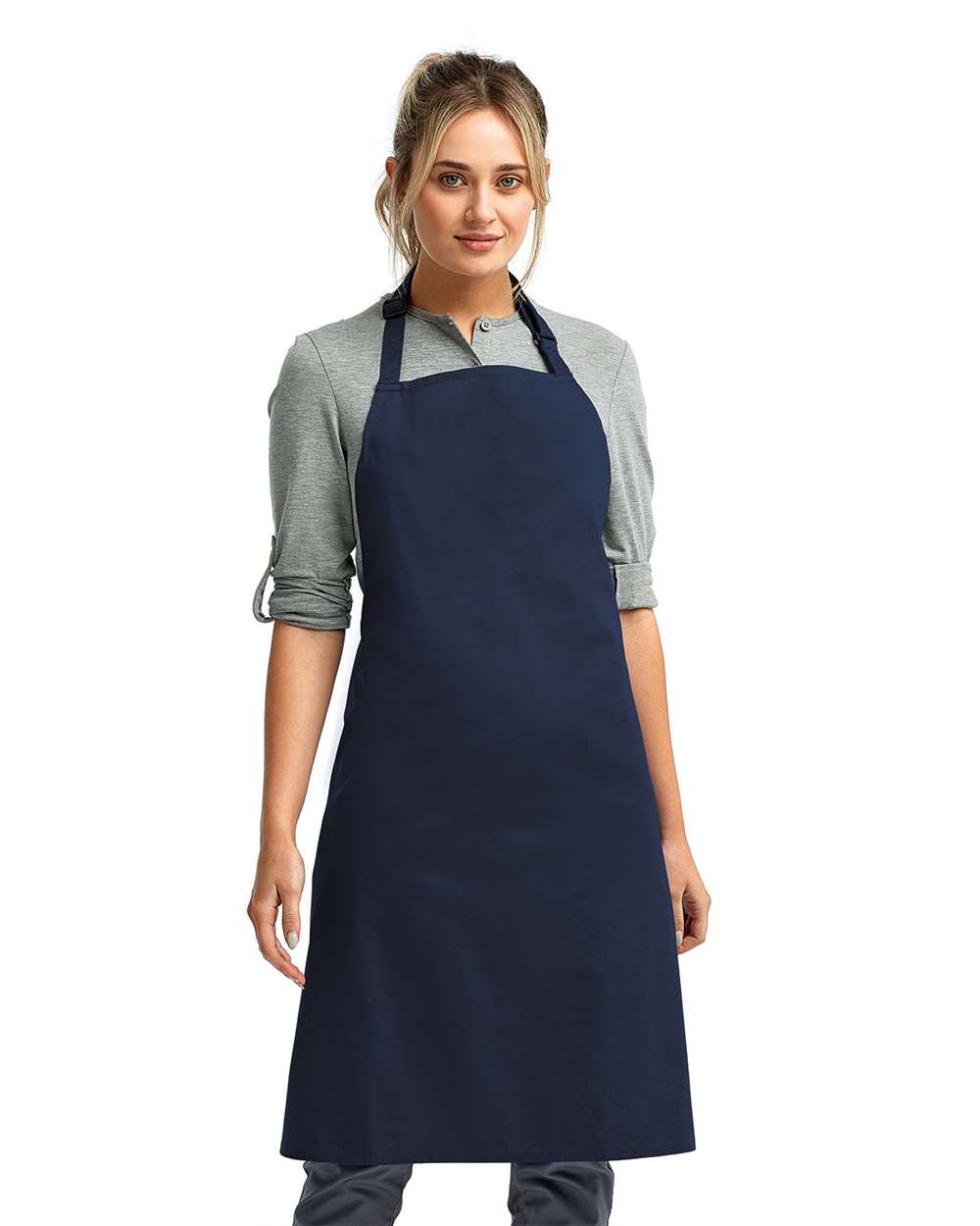 Recycled Bib Apron – RP150 – Navy