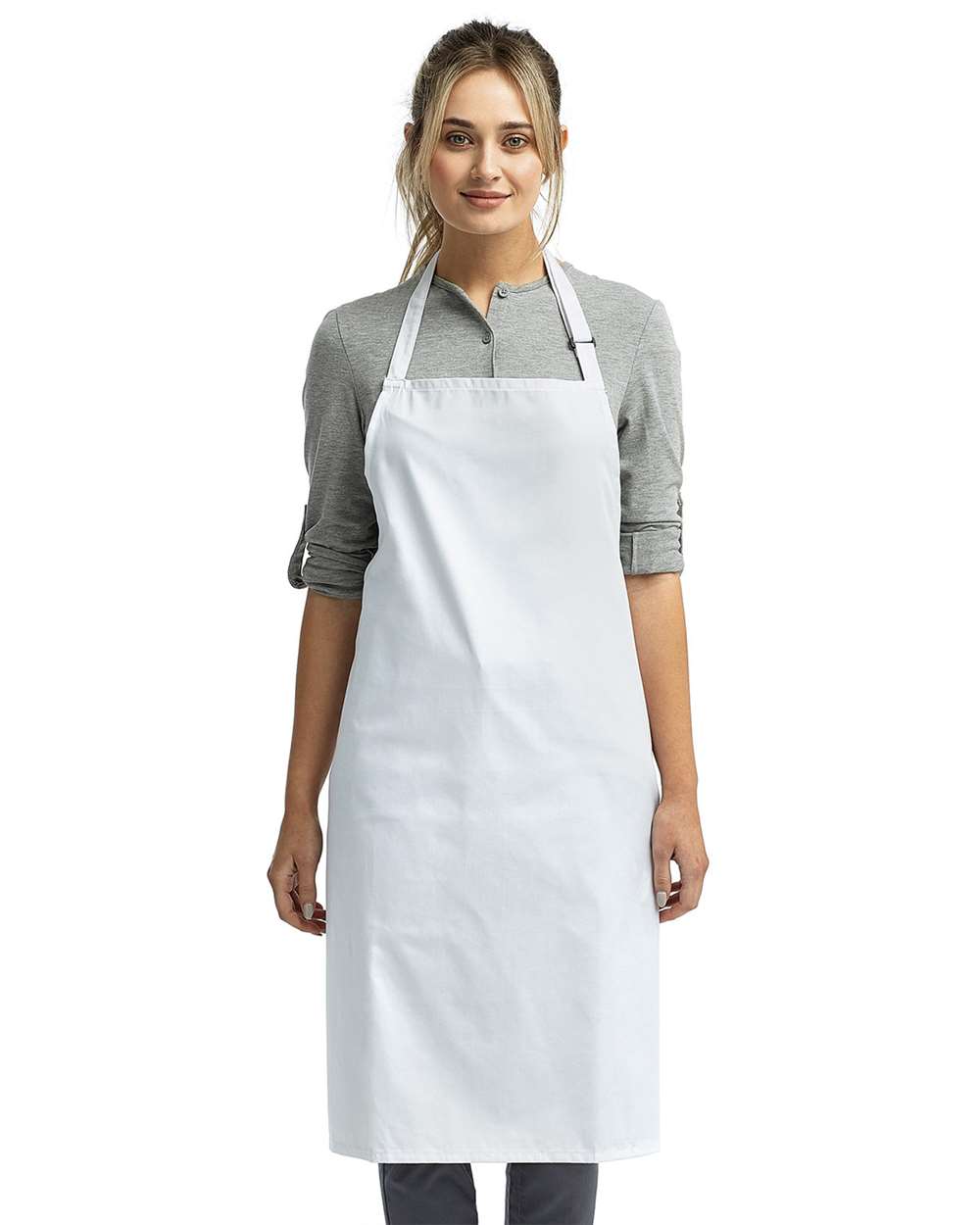 Recycled Bib Apron – RP150 – White