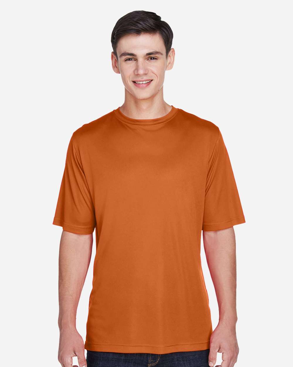 Men's Zone Performance T-Shirt – TT11 – Sport Burnt Orange