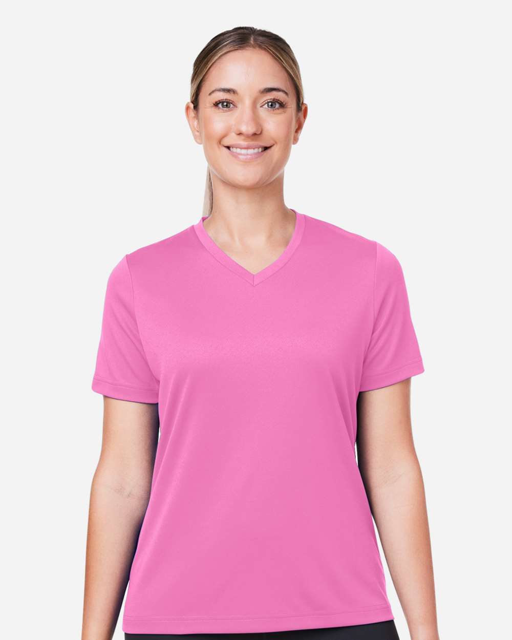 Women's Zone Performance Mesh T-Shirt – TT15W – Sport Charity Pink