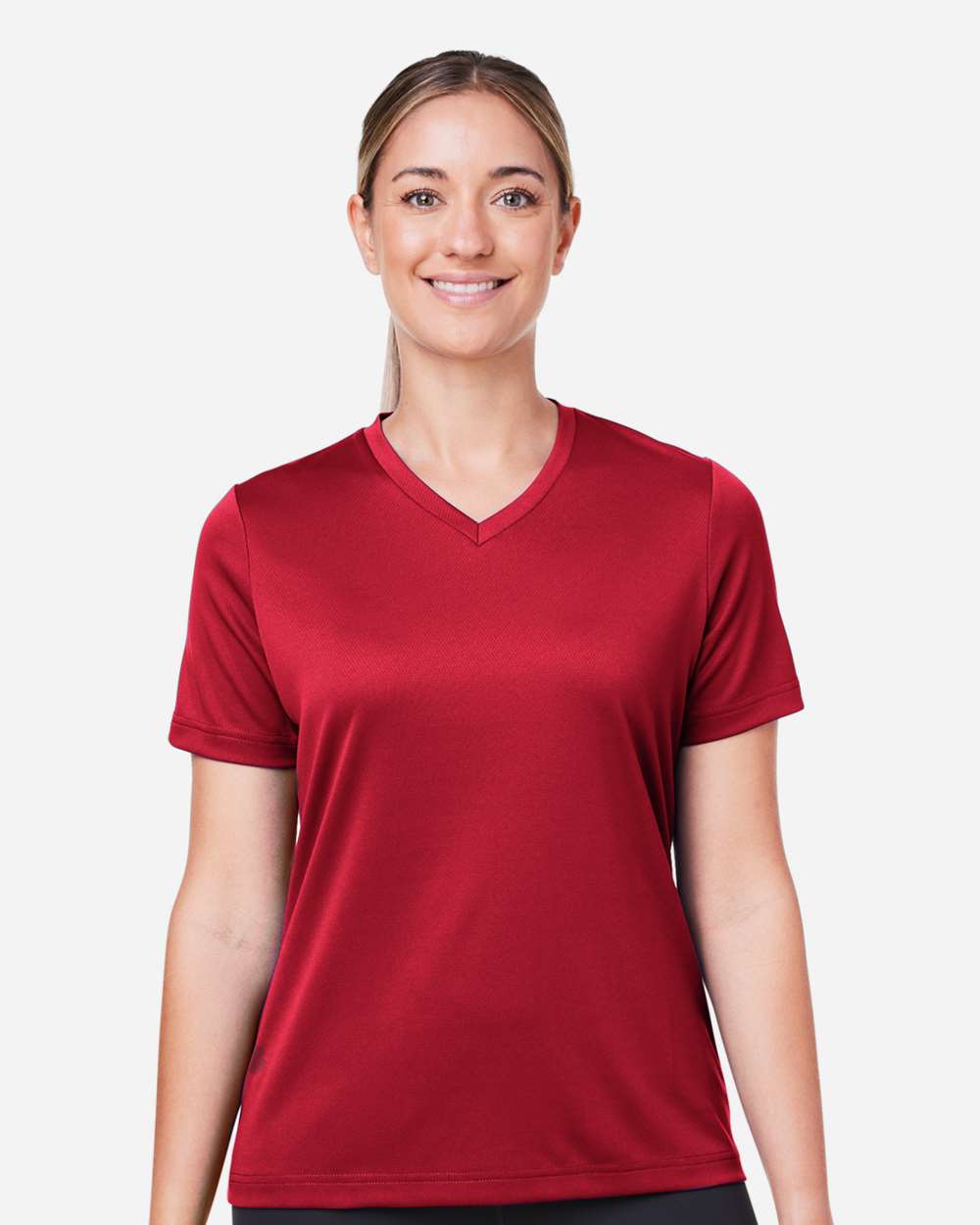 Women's Zone Performance Mesh T-Shirt – TT15W – Sport Red