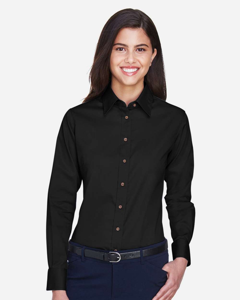 Women's Easy Blend™ Twill Dress Shirt with Stain-Release – M500W