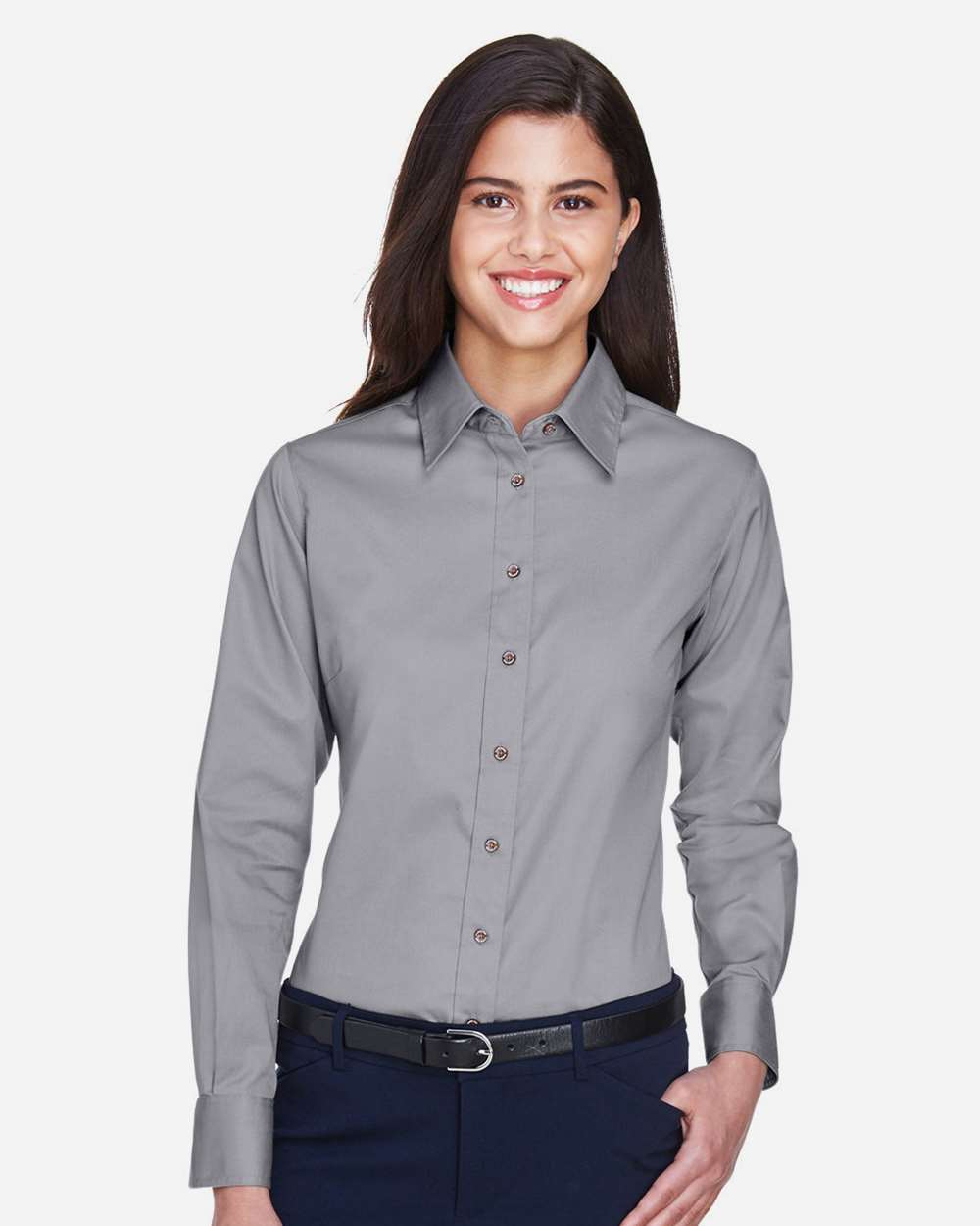 Women's Easy Blend™ Twill Dress Shirt with Stain-Release – M500W