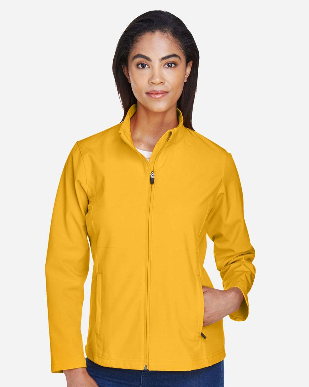 Women's Leader Soft Shell Jacket – TT80W – Sport Athletic Gold