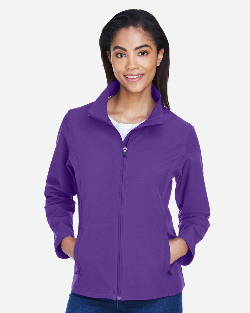 Women's Leader Soft Shell Jacket – TT80W – Sport Purple