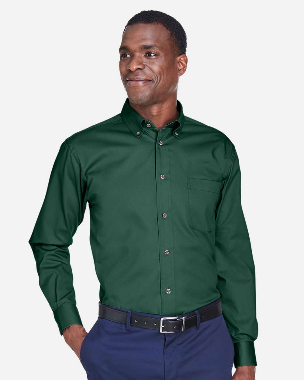 Men's Easy Blend™ Twill Shirt – M500 – Hunter