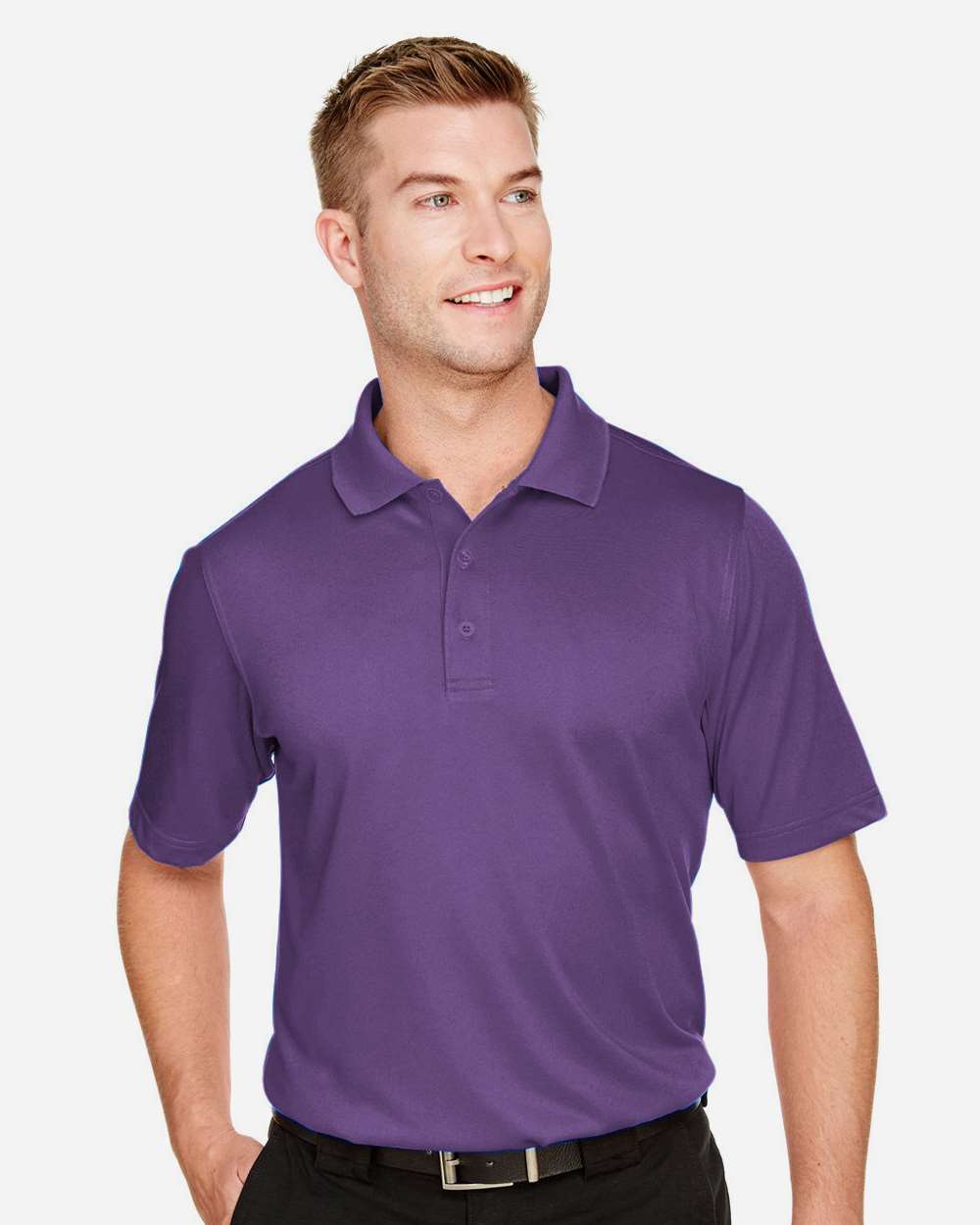 Men's Advantage Snag Protection Plus Polo – M348 – Team Purple