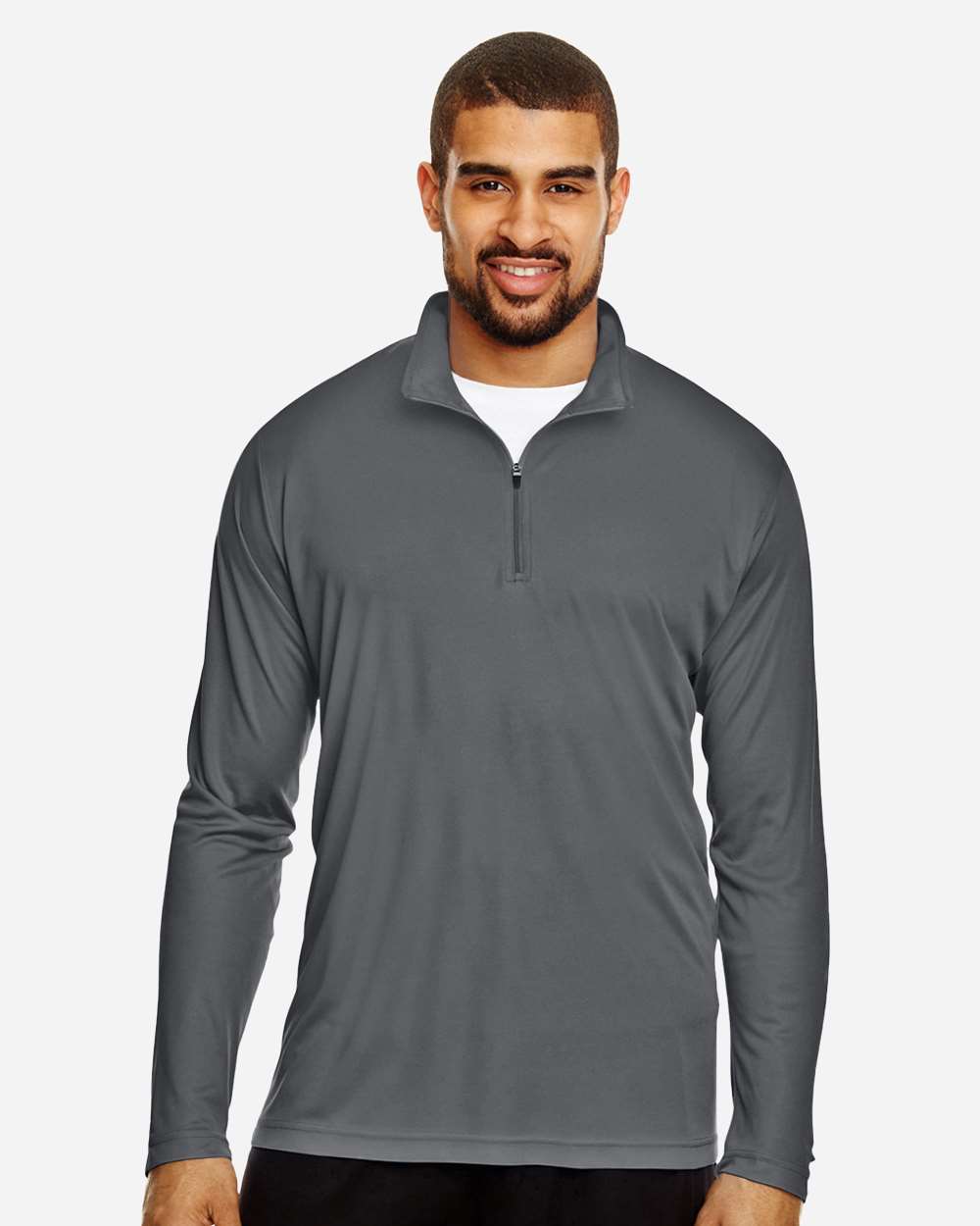 Men's Zone Performance Quarter-Zip Pullover – TT31 – Sport Graphite