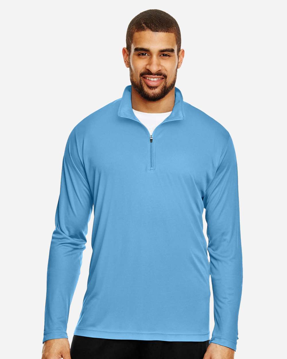 Men's Zone Performance Quarter-Zip Pullover – TT31 – Sport Light Blue