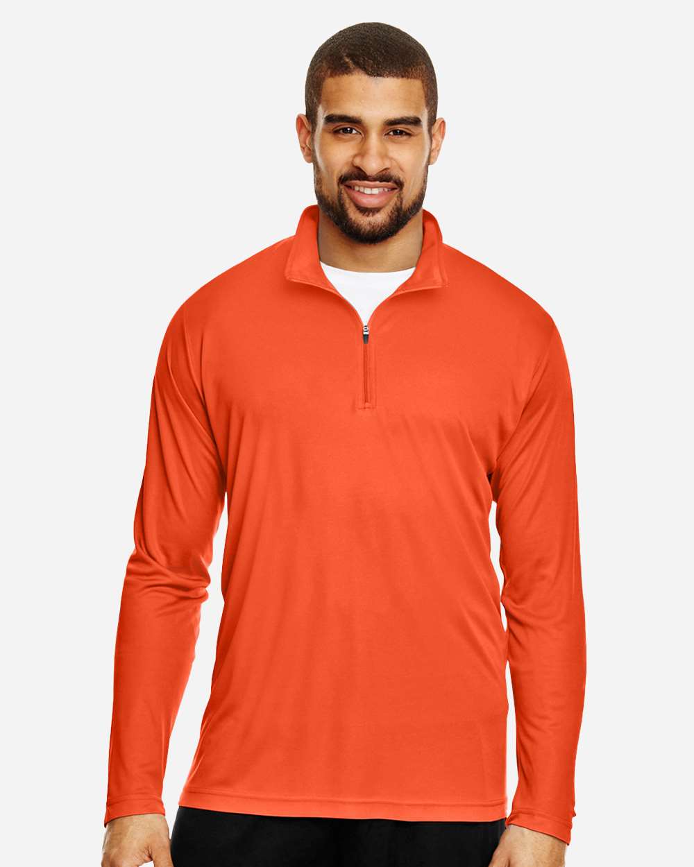 Men's Zone Performance Quarter-Zip Pullover – TT31 – Sport Orange