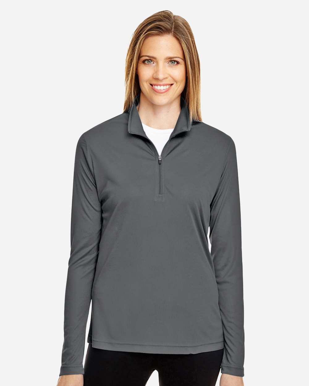 Women's Zone Performance Quarter-Zip Pullover – TT31W – Sport Graphite