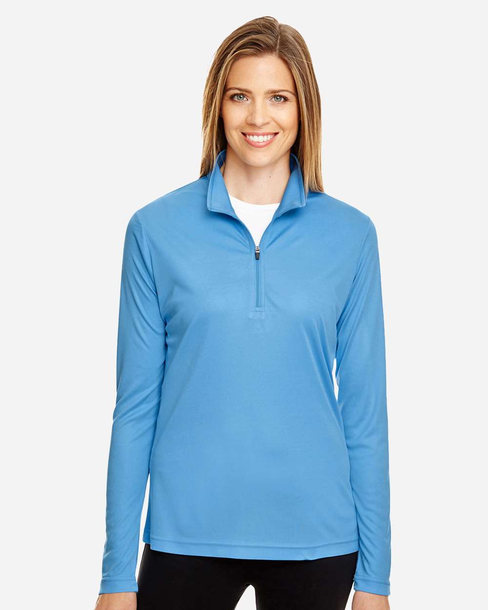 Women's Zone Performance Quarter-Zip Pullover – TT31W – Sport Light Blue