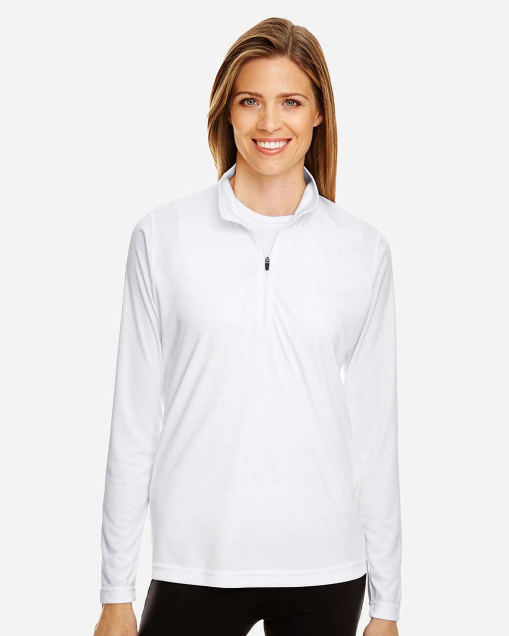 Women's Zone Performance Quarter-Zip Pullover – TT31W – White