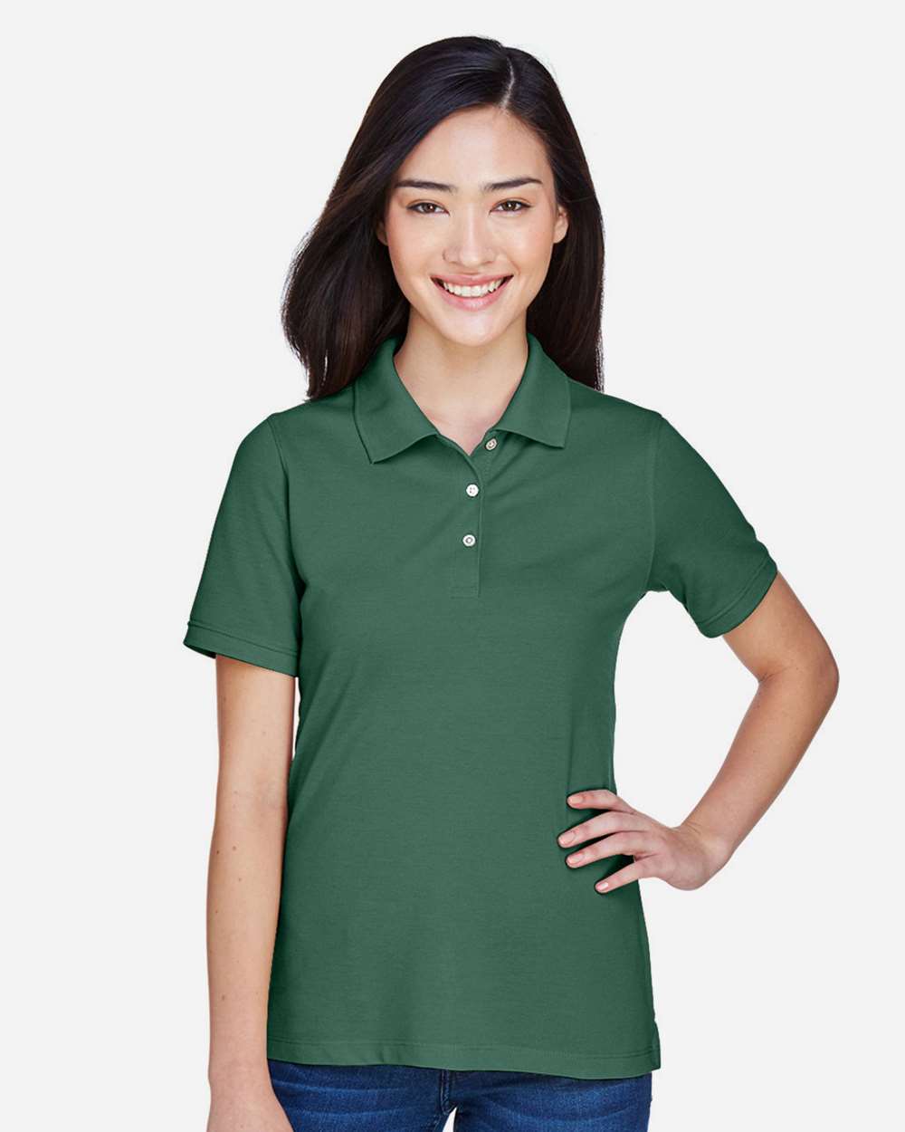 Women's Easy Blend Polo – M265W – Hunter