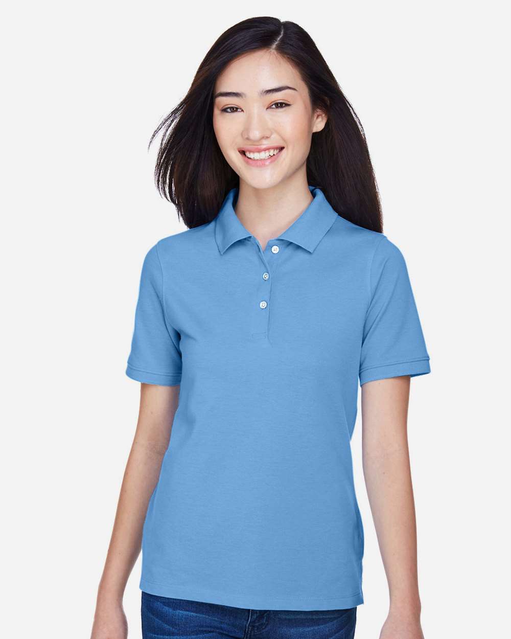 Women's Easy Blend Polo – M265W – Light College Blue