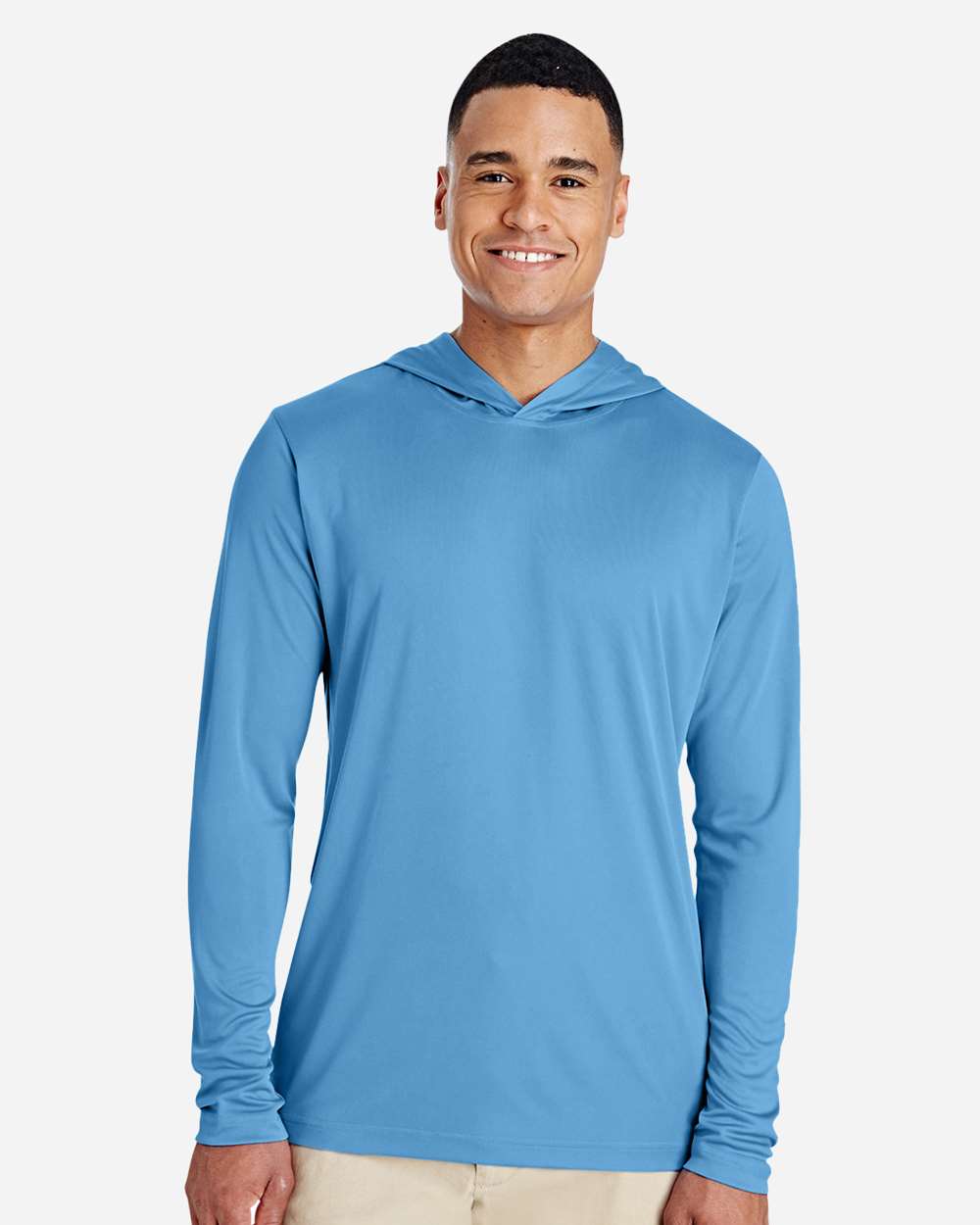 Men's Zone Performance Hooded T-Shirt – TT41 – Sport Light Blue