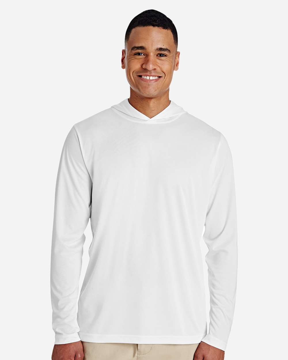 Men's Zone Performance Hooded T-Shirt – TT41 – White