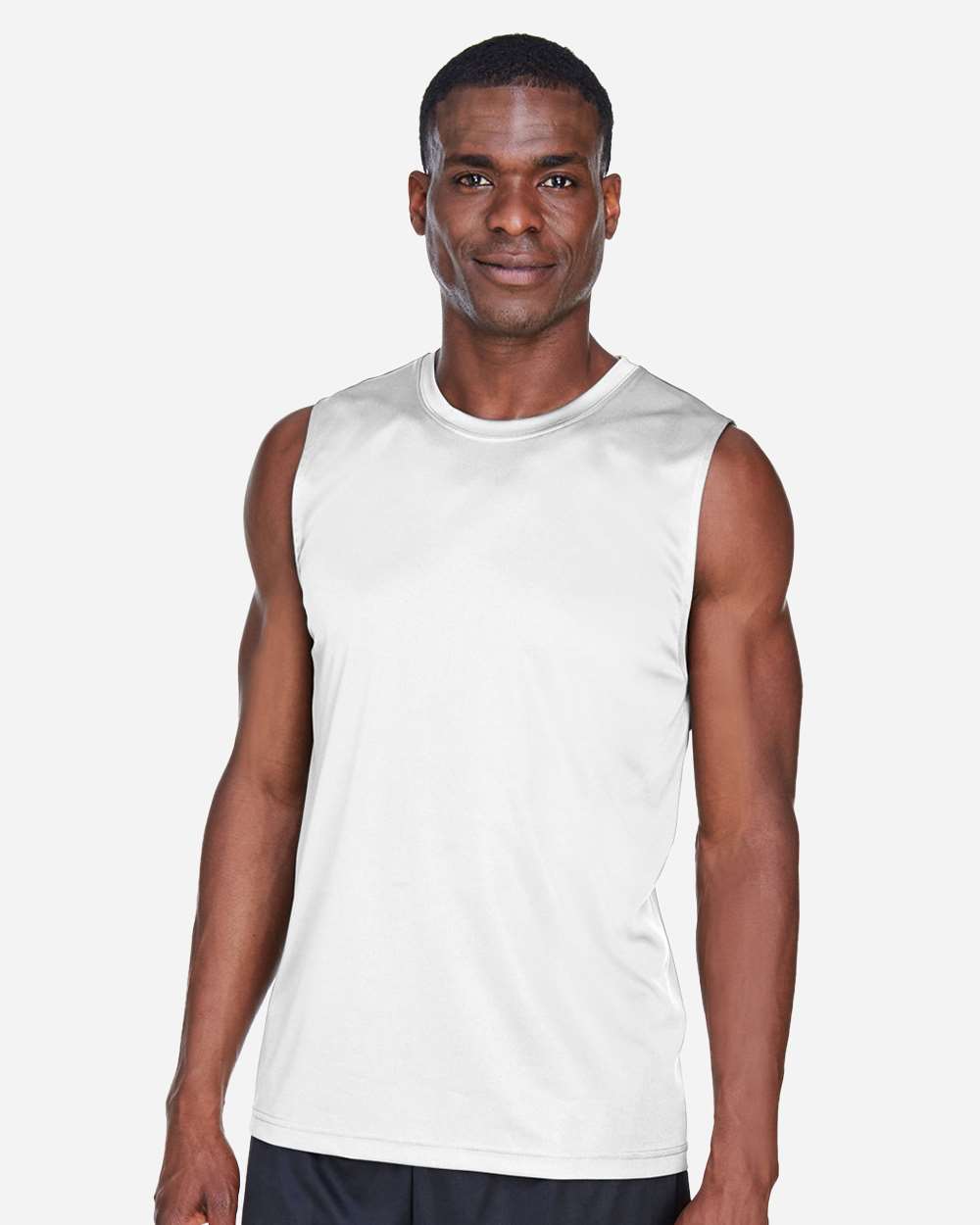 Men's Zone Performance Muscle T-Shirt – TT11M – White