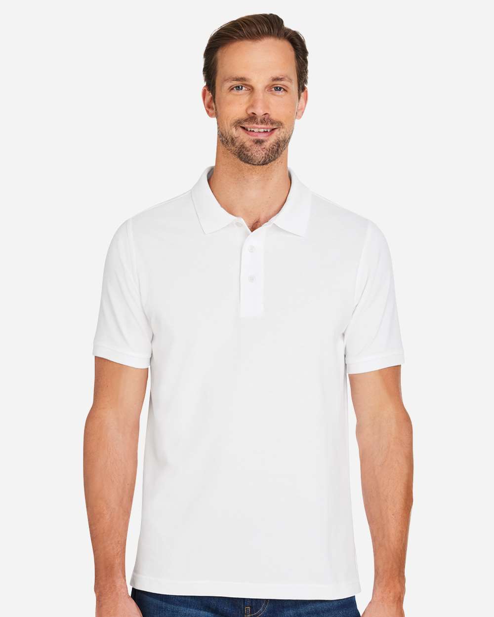 Men's Valiant Cotton Snag Protect Polo – M205 – White