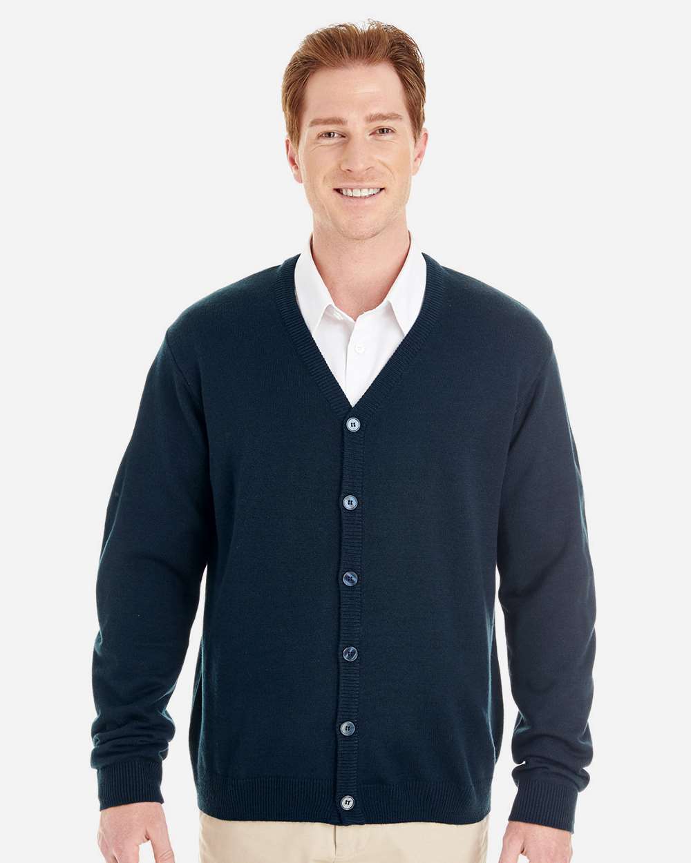 Men's Pilbloc™ V-Neck Button Cardigan Sweater – M425