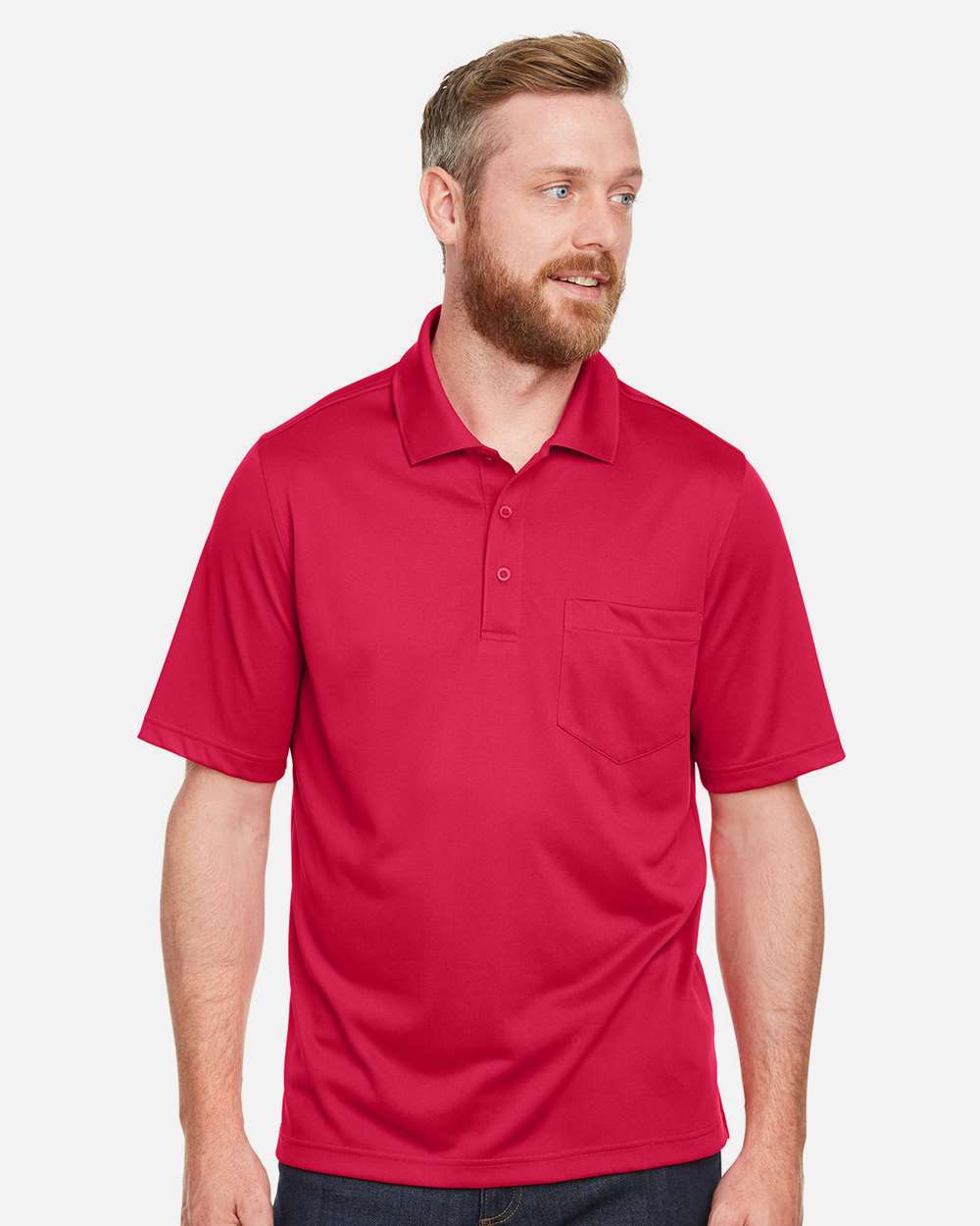 Men's Advantage Snag Protection Plus IL Pocket Polo – M348P – Red