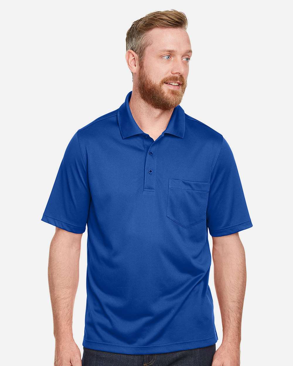 Men's Advantage Snag Protection Plus IL Pocket Polo – M348P – True Royal