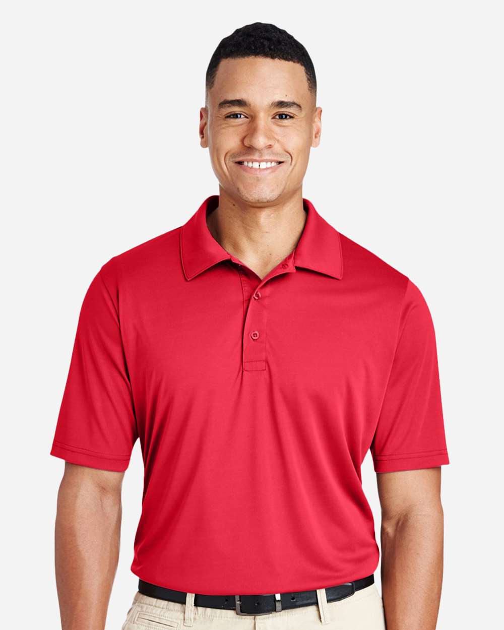 Men's Zone Performance Polo – TT51 – Sport Red