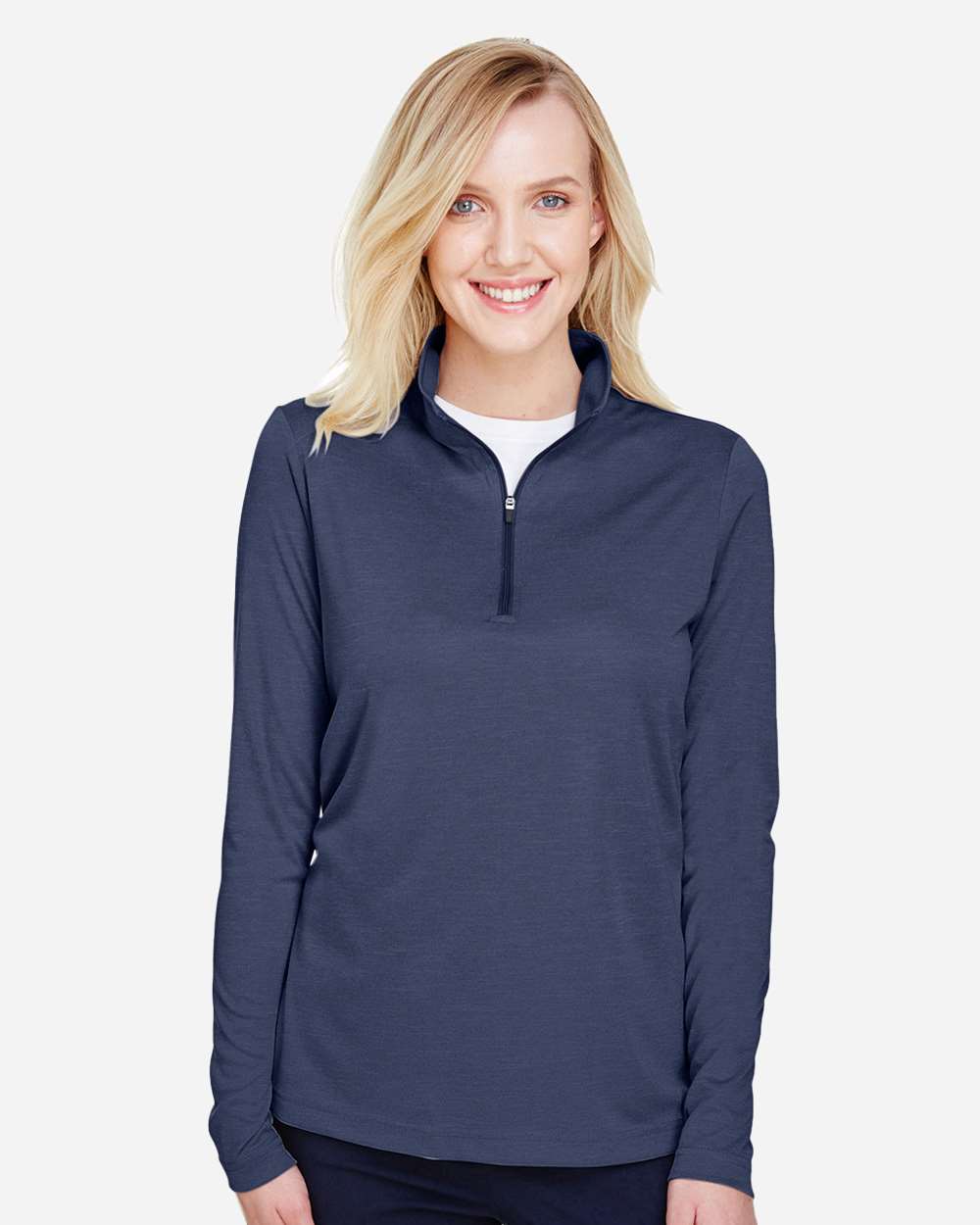 Women's Zone Sonic Heather Performance Quarter-Zip Pullover – TT31HW – Sport Dark Navy Heather
