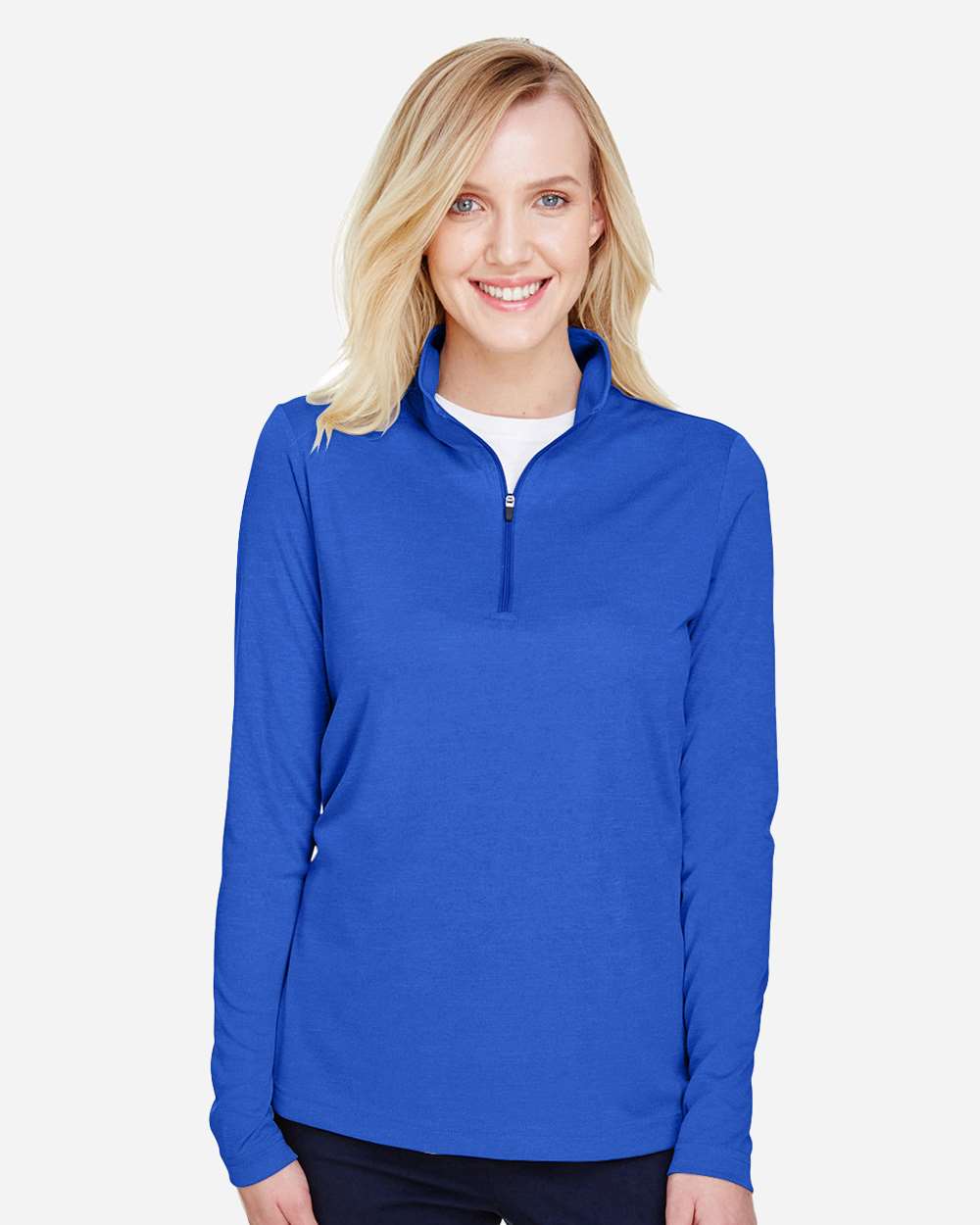 Women's Zone Sonic Heather Performance Quarter-Zip Pullover – TT31HW – Sport Royal Heather